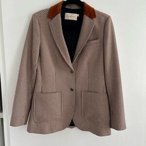 Tory Burch Houndstooth Blazer